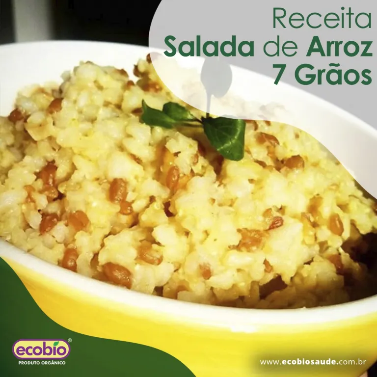 Receita de Salada de Arroz 7 Grãos Ecobio